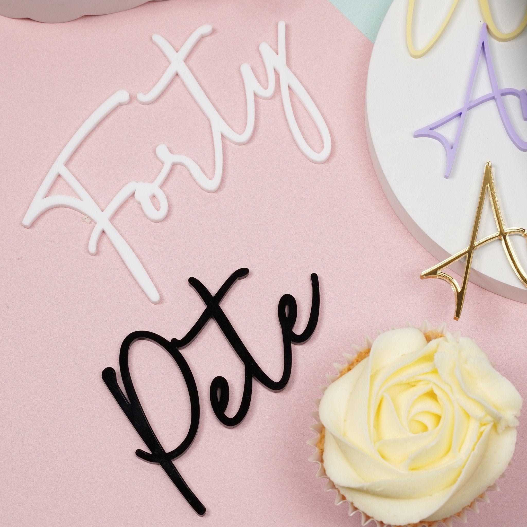 Acrylic Name Cake Charm