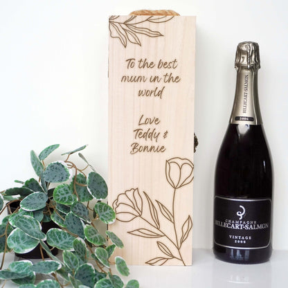 Personalised Champagne Box for Mum