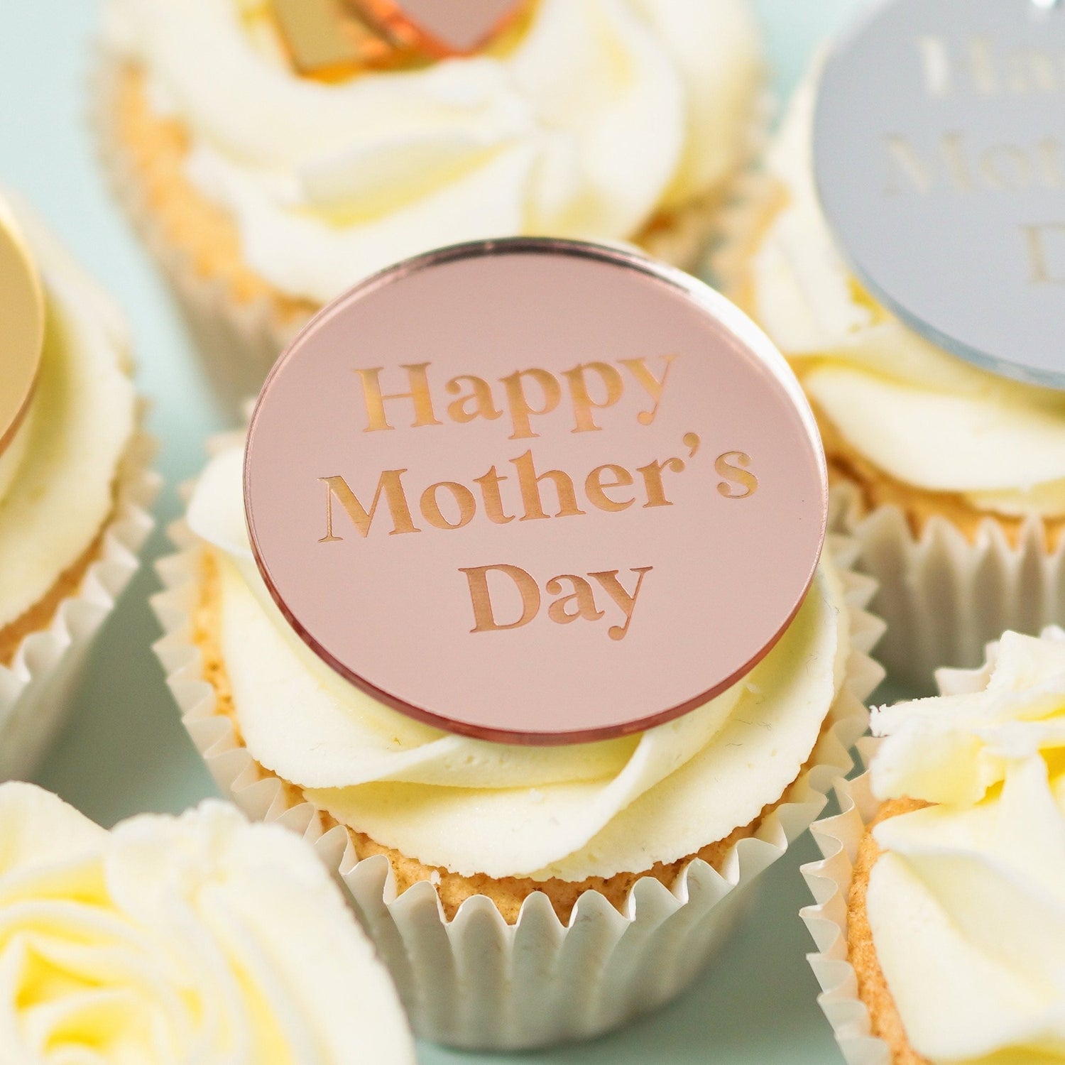 Happy Mothers Day Cupcake Charm