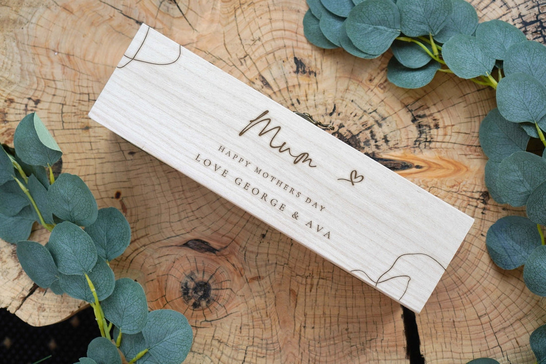 Personalised Wine Box for Mum