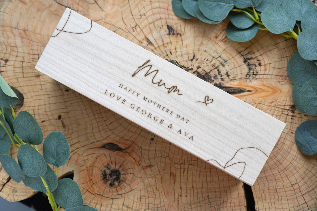 Personalised champagne Box for Mum