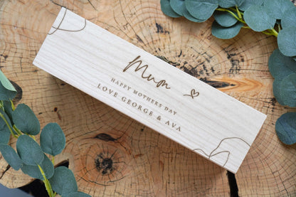 Personalised champagne Box for Mum