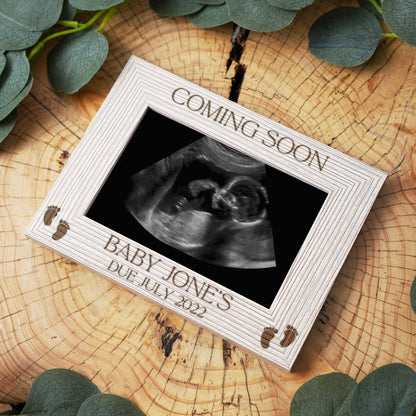 Pregnancy Announcement Ideas for Facebook Personalised Baby Announcement Grandparents Family, Scan Photo frame Scan Picture Gift