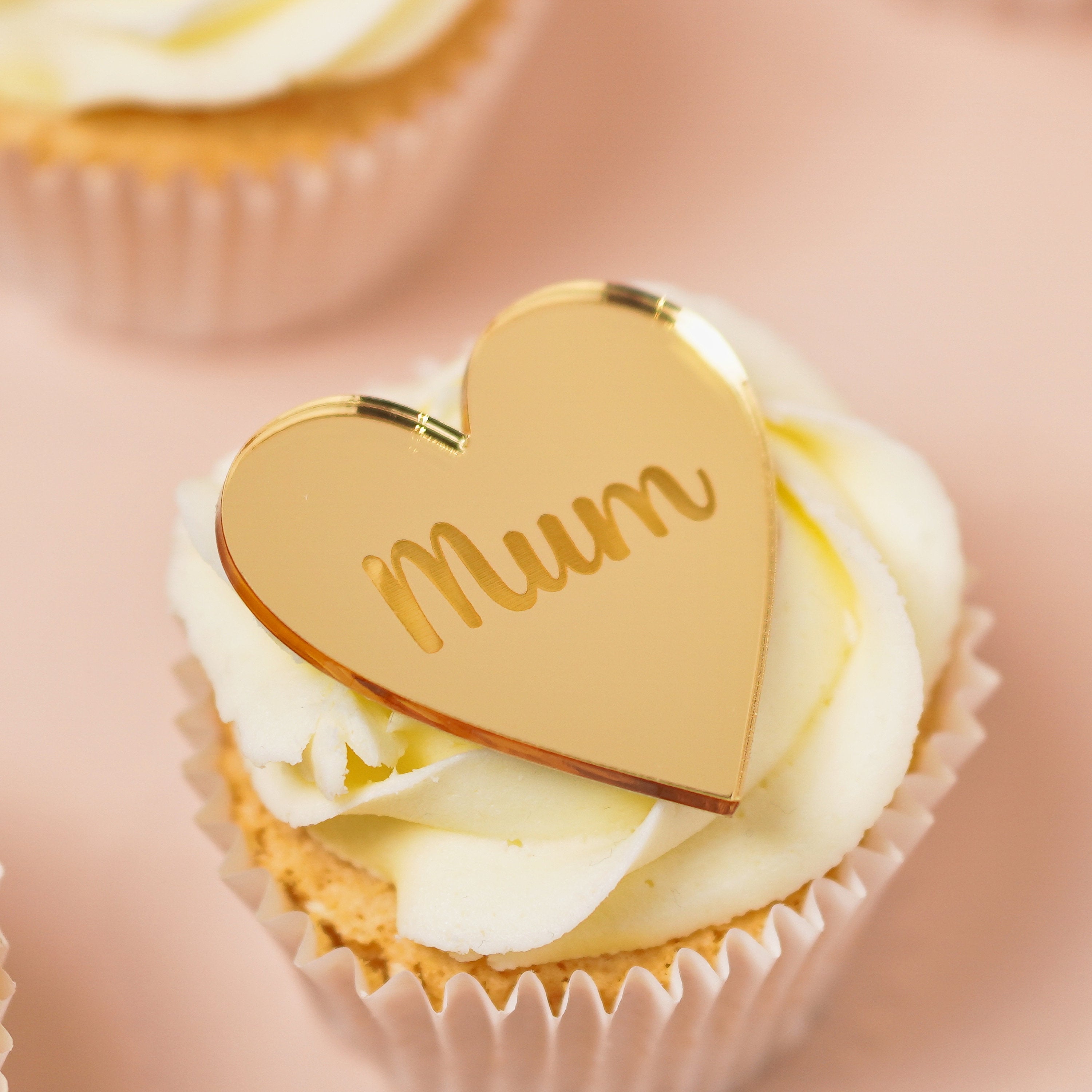 Happy Mothers Day cupcake charm