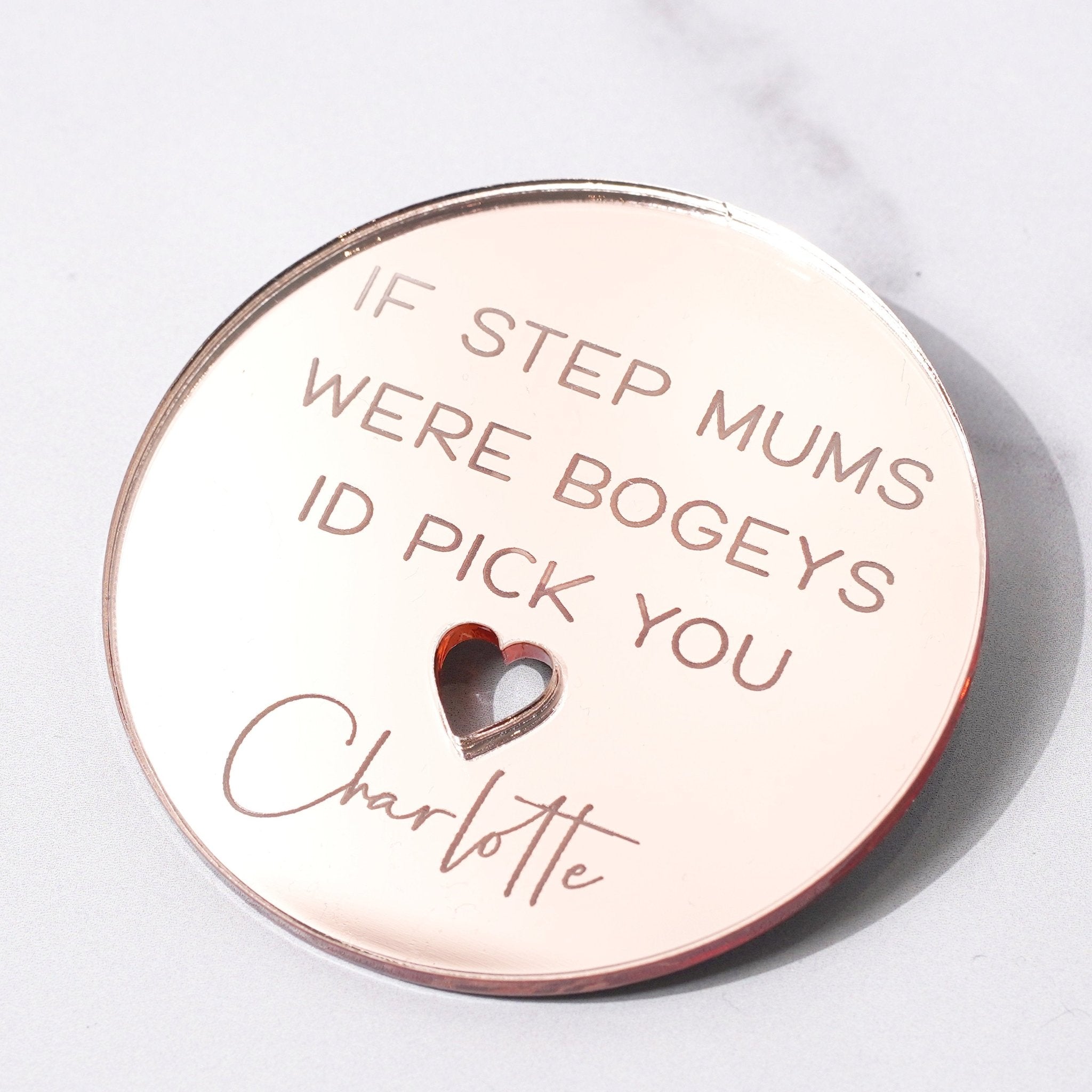 Funny Personalised Step Mum Magnet Gift