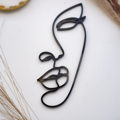 Face Silhouette Cake Topper