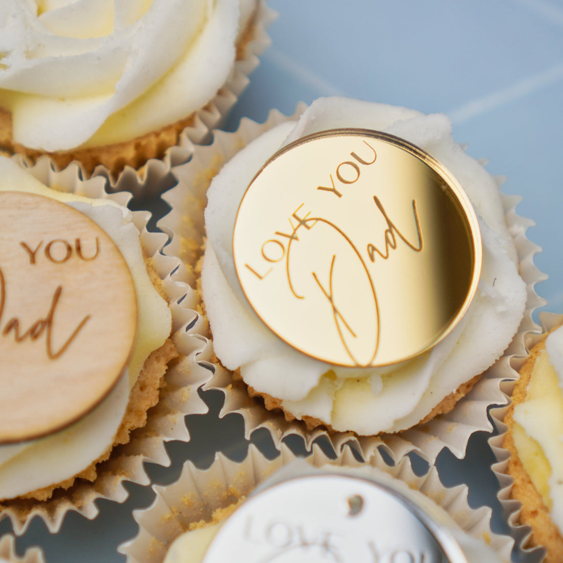 Love You Dad Cupcake Toppers