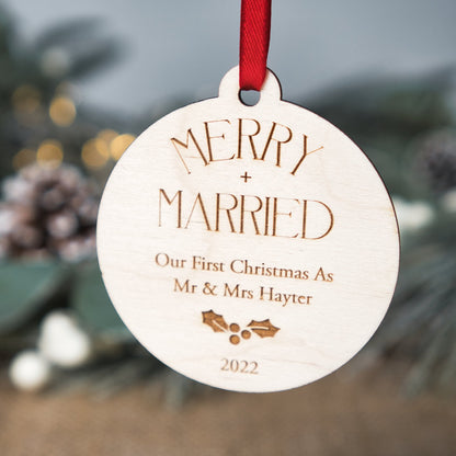 Married couple bauble