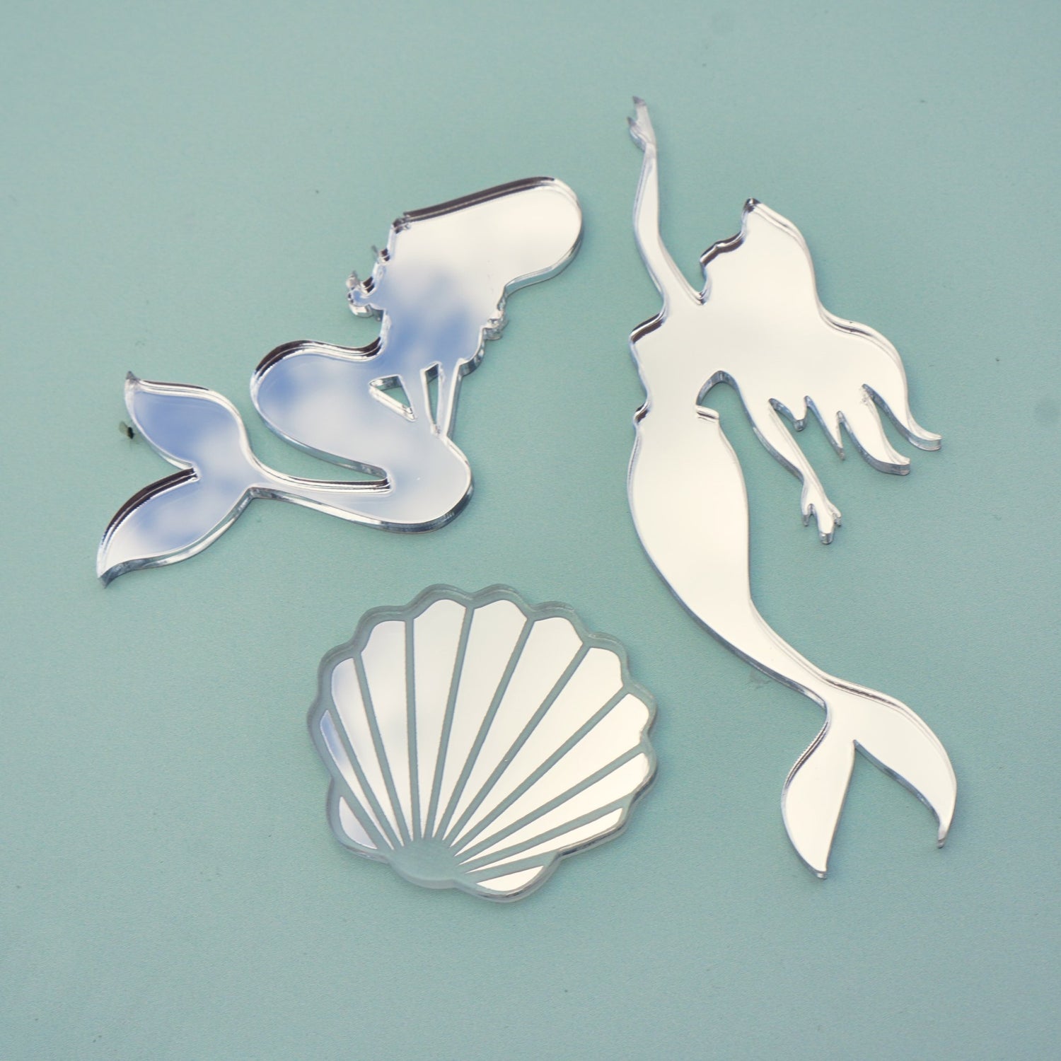 Mermaid Cake Charm Set of 6