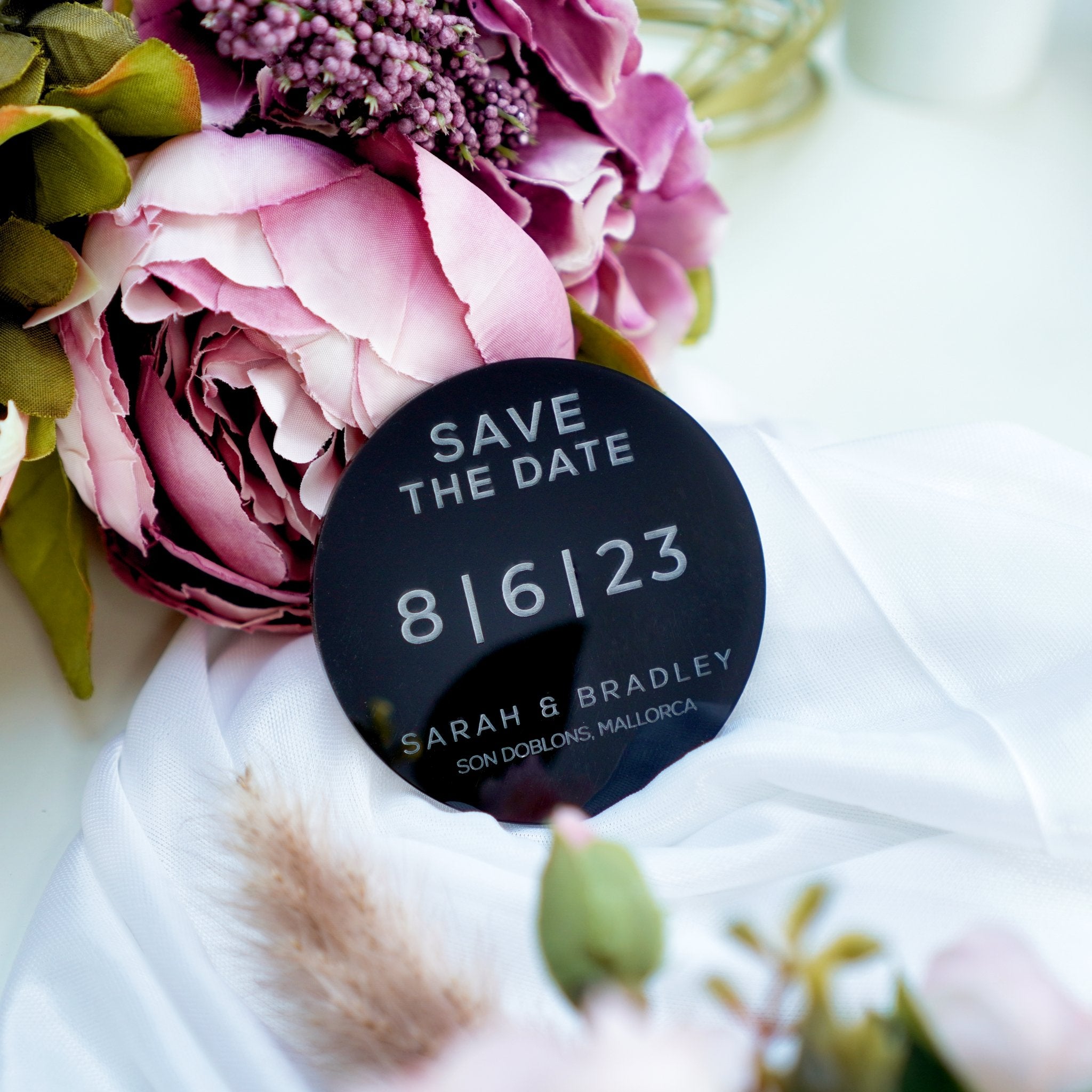 Modern Save the Date Wedding Magnets