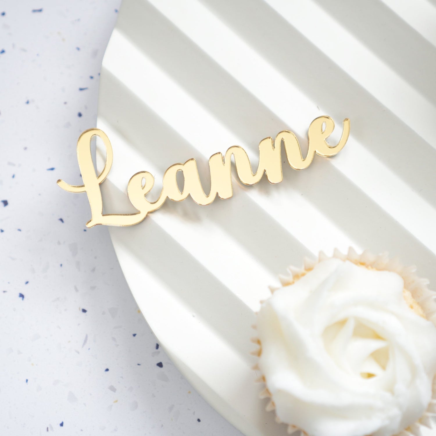 Acrylic Name Cake Charm