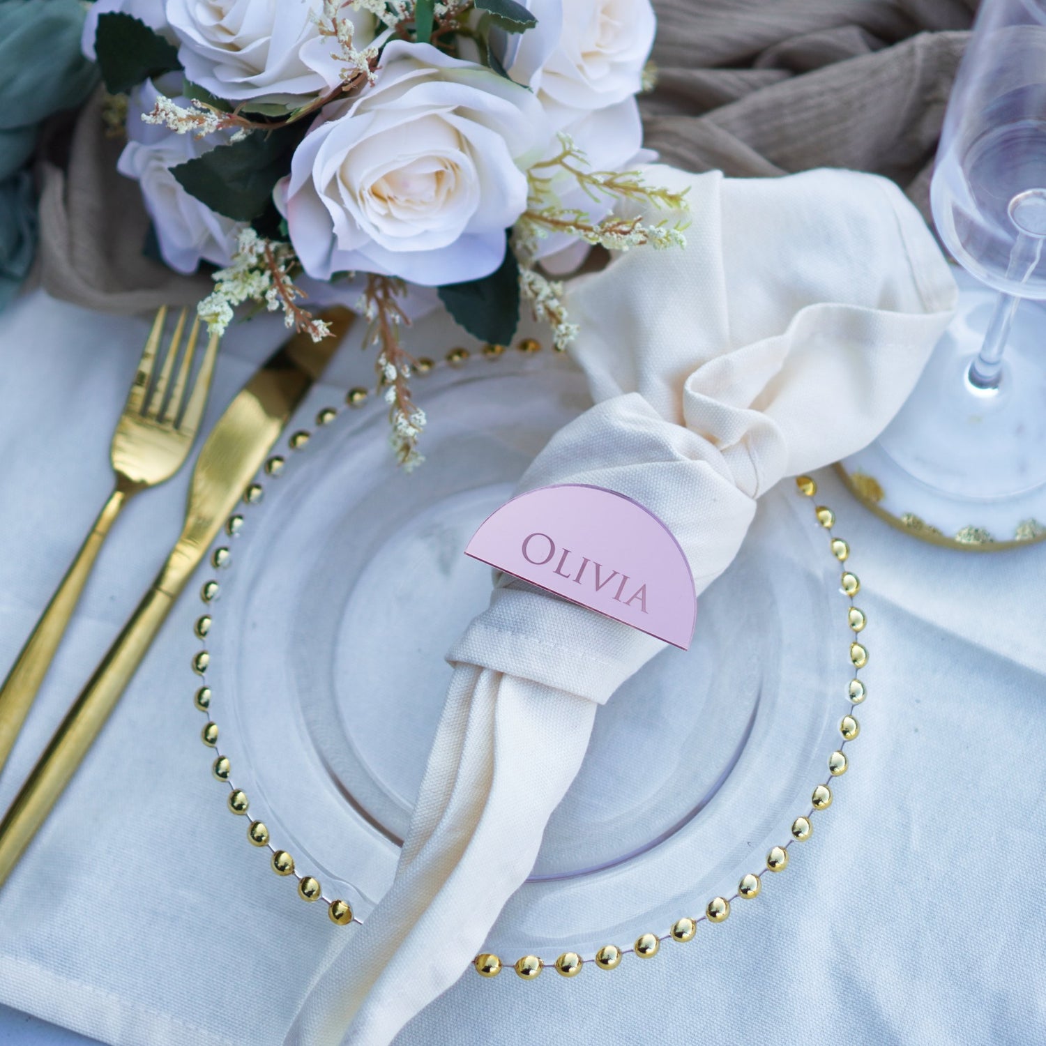 Personalised Wedding Name Places
