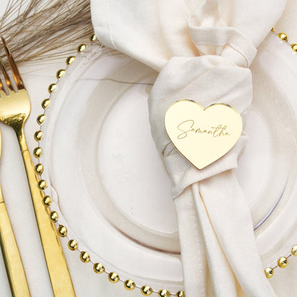 Personalised Wedding Name Places Hearts