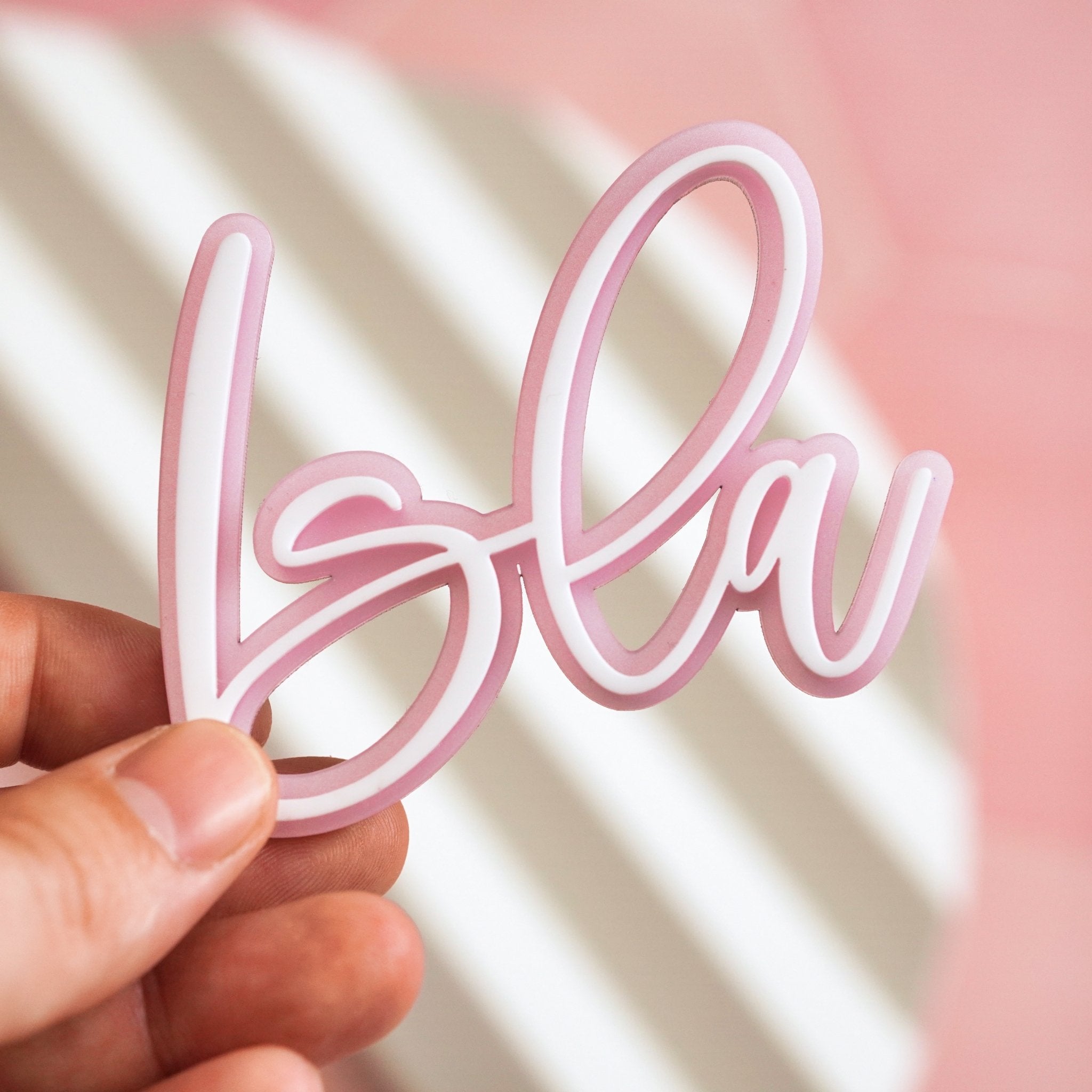 Double Layer Name Charm