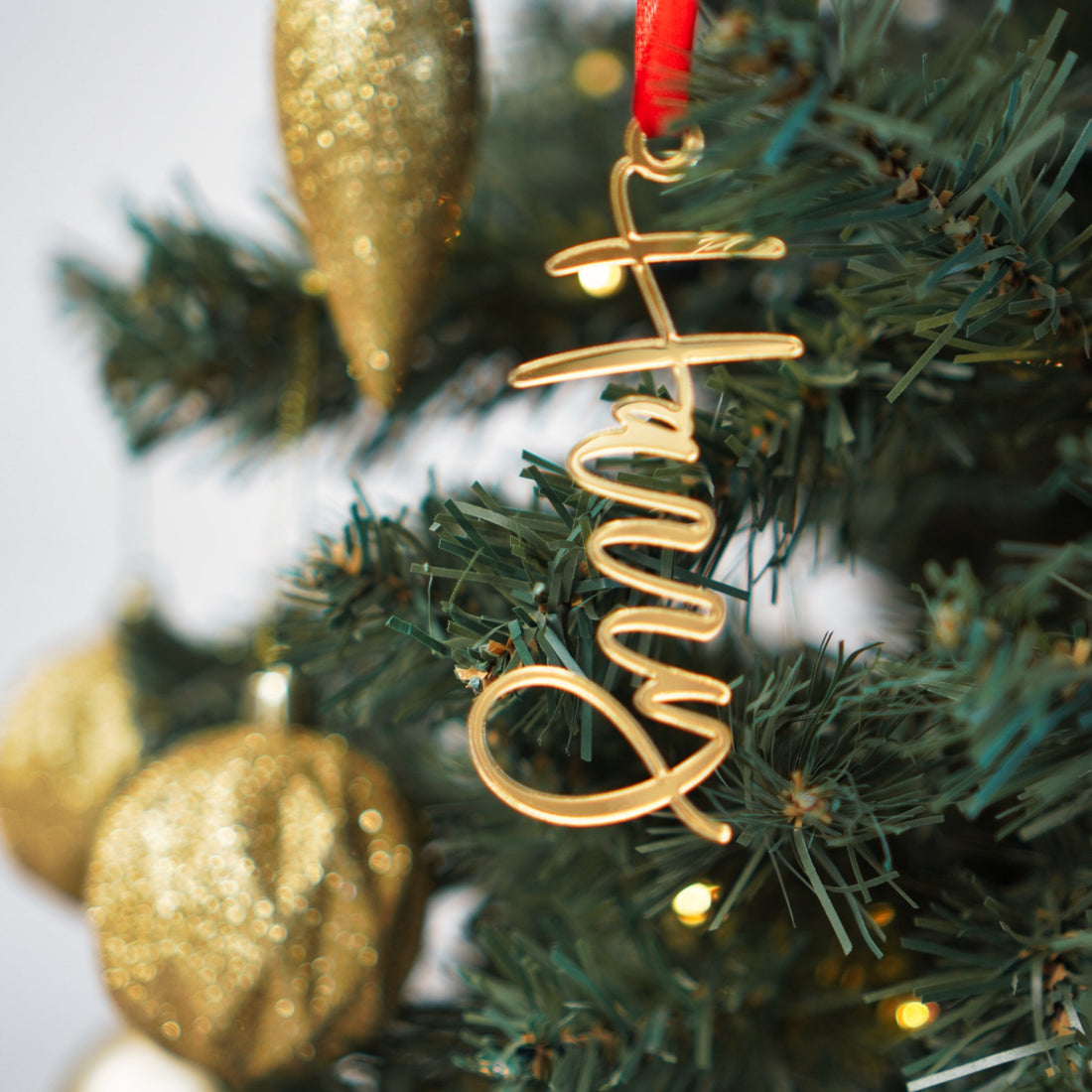 Personalised Christmas Tree Decoration