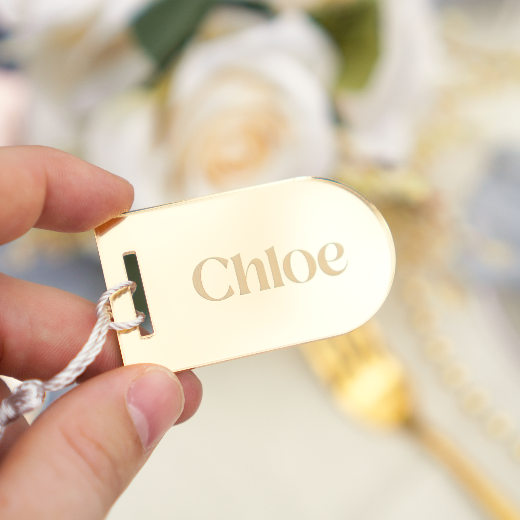 Personalised wedding favour