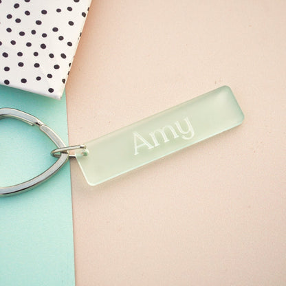 personalised engraved key chain perfect personalised gift 