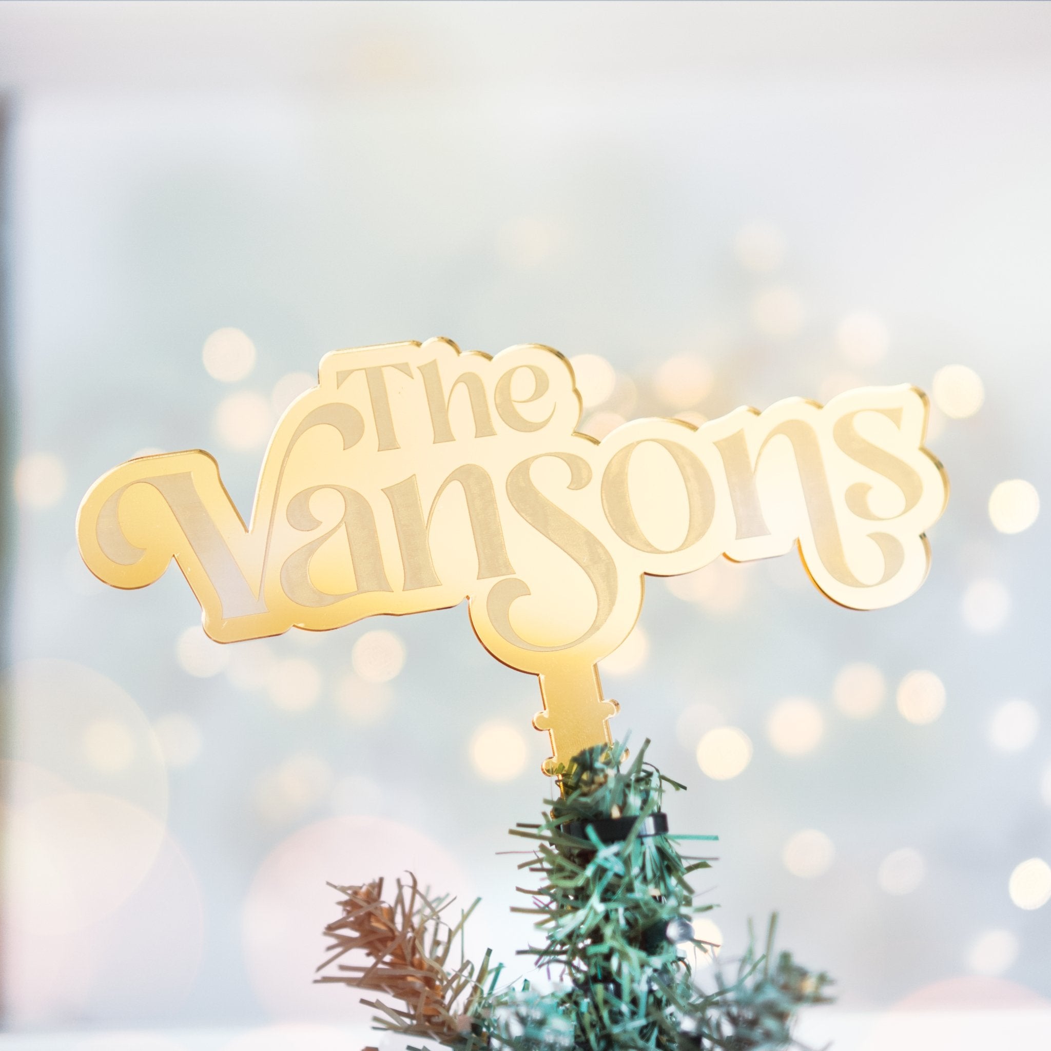 Personalised Family Tree Topper