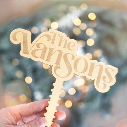 Personalised Tree toppers