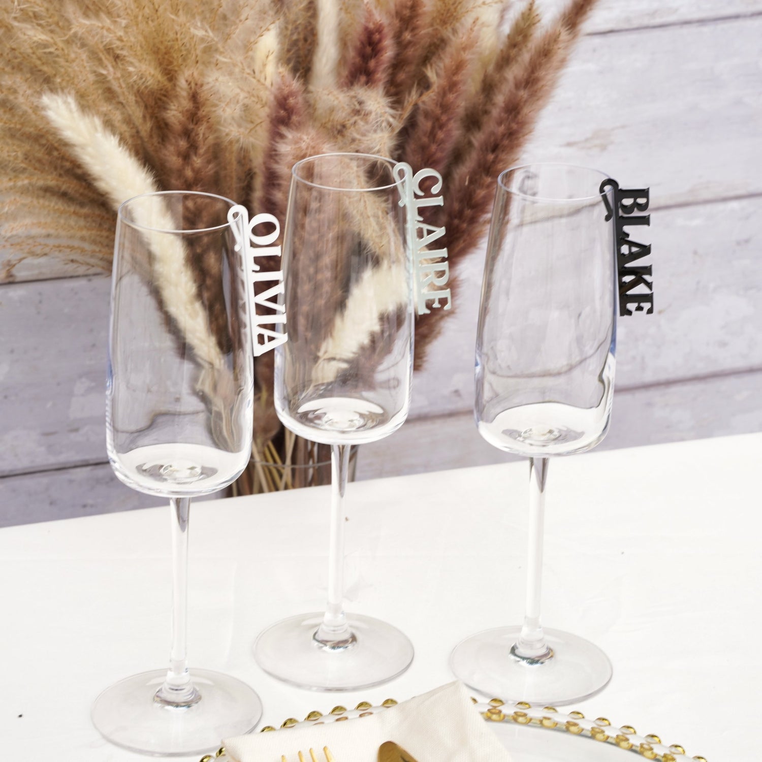 Personalised Wedding place setting