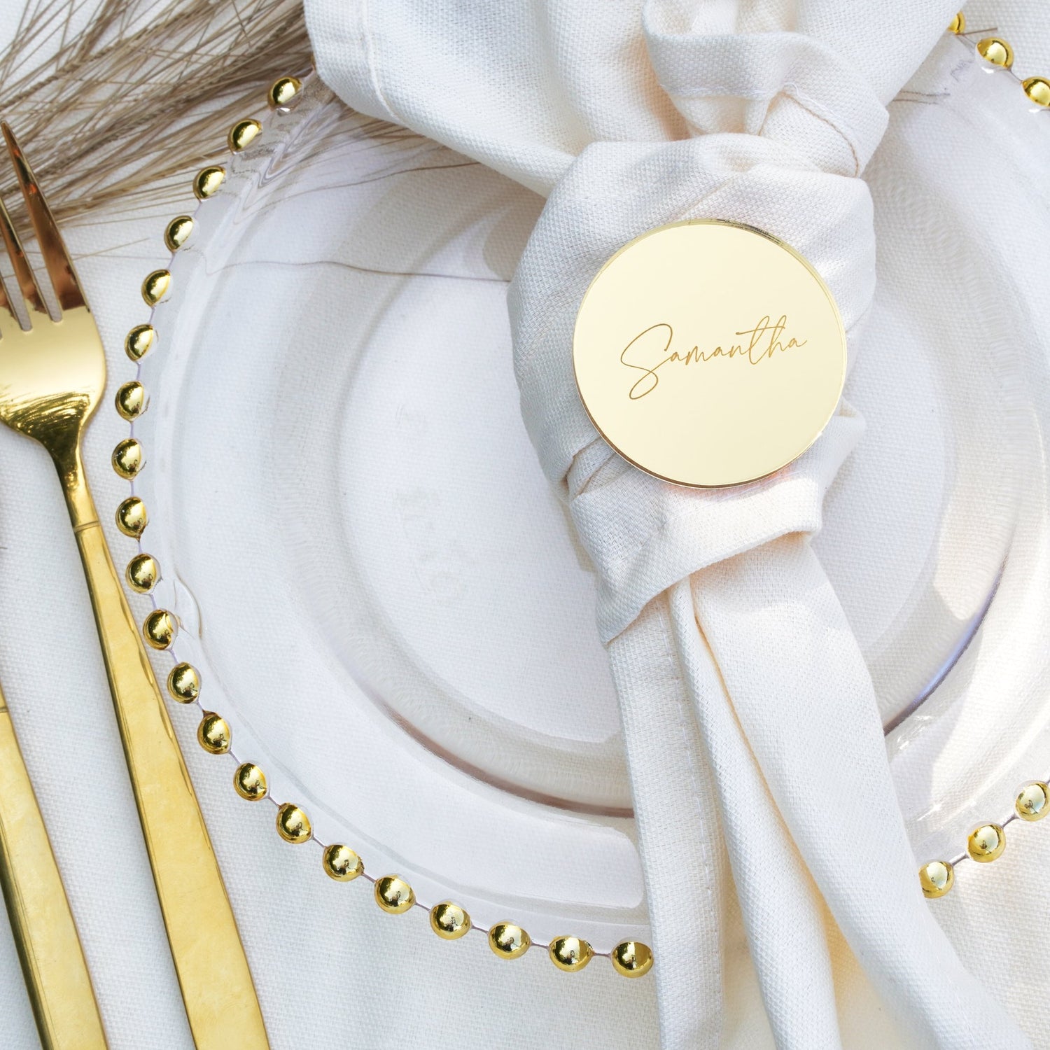 Personalised Wedding Name Places Circle