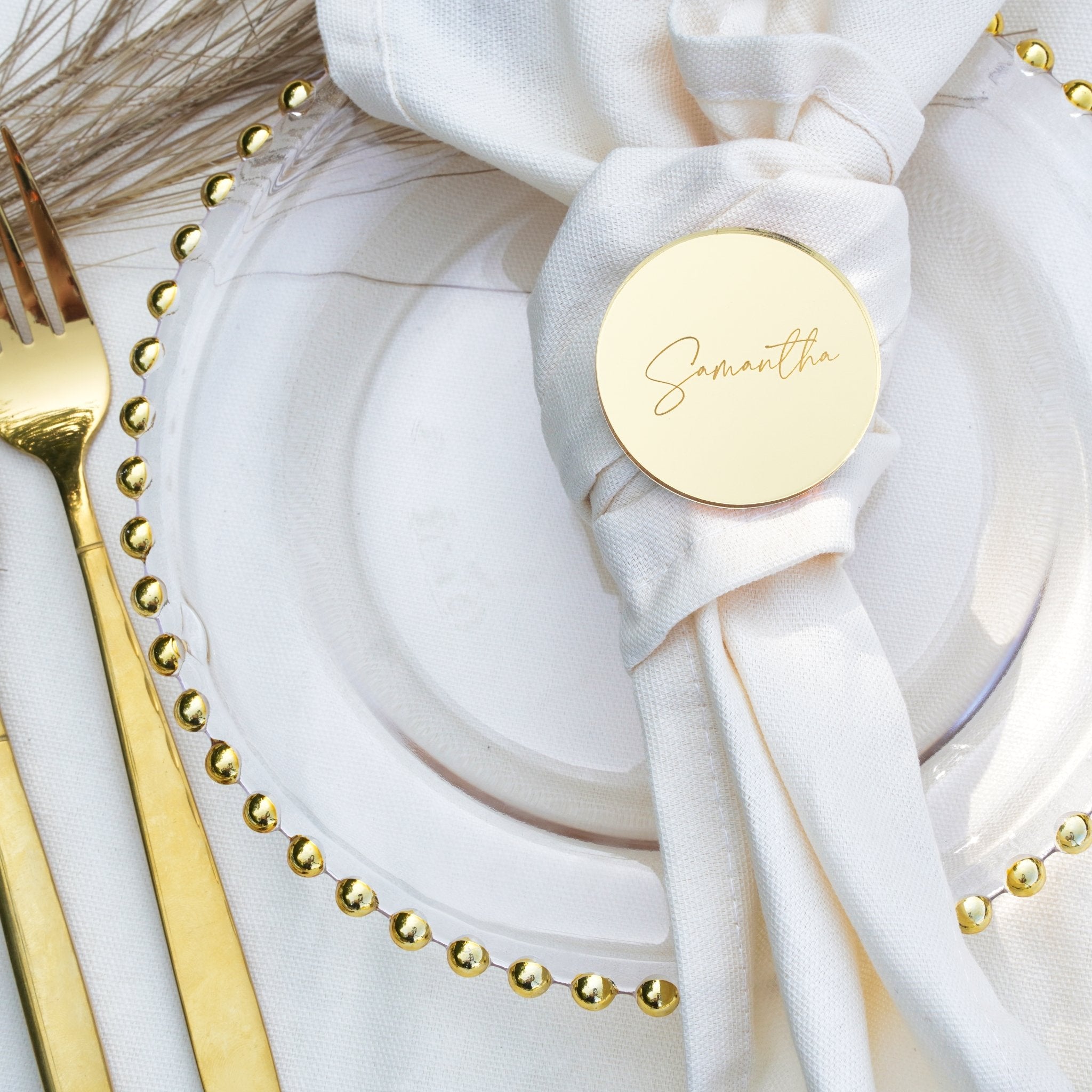Personalised Wedding Name Places Circle