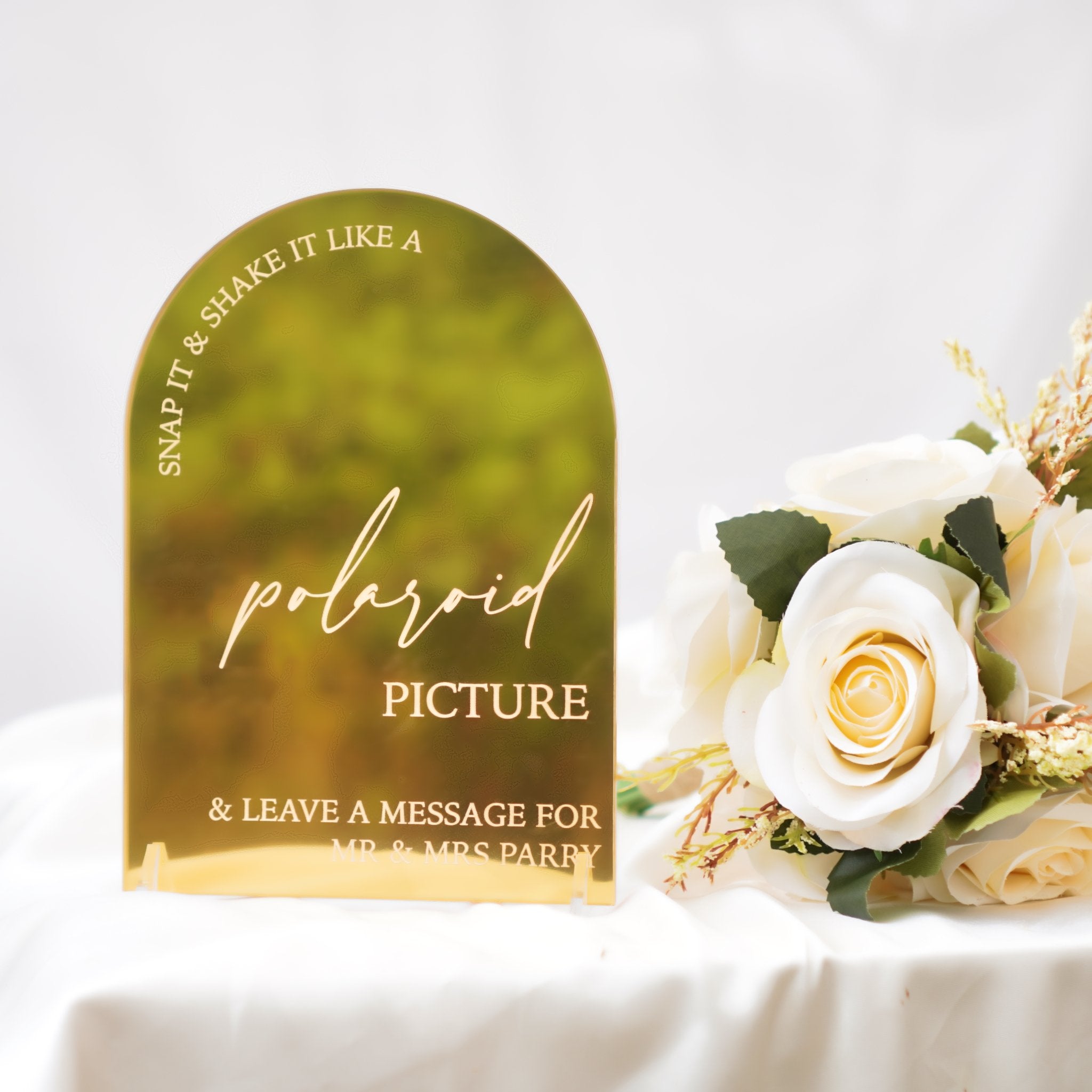 Polaroid Guest Book Wedding Sign
