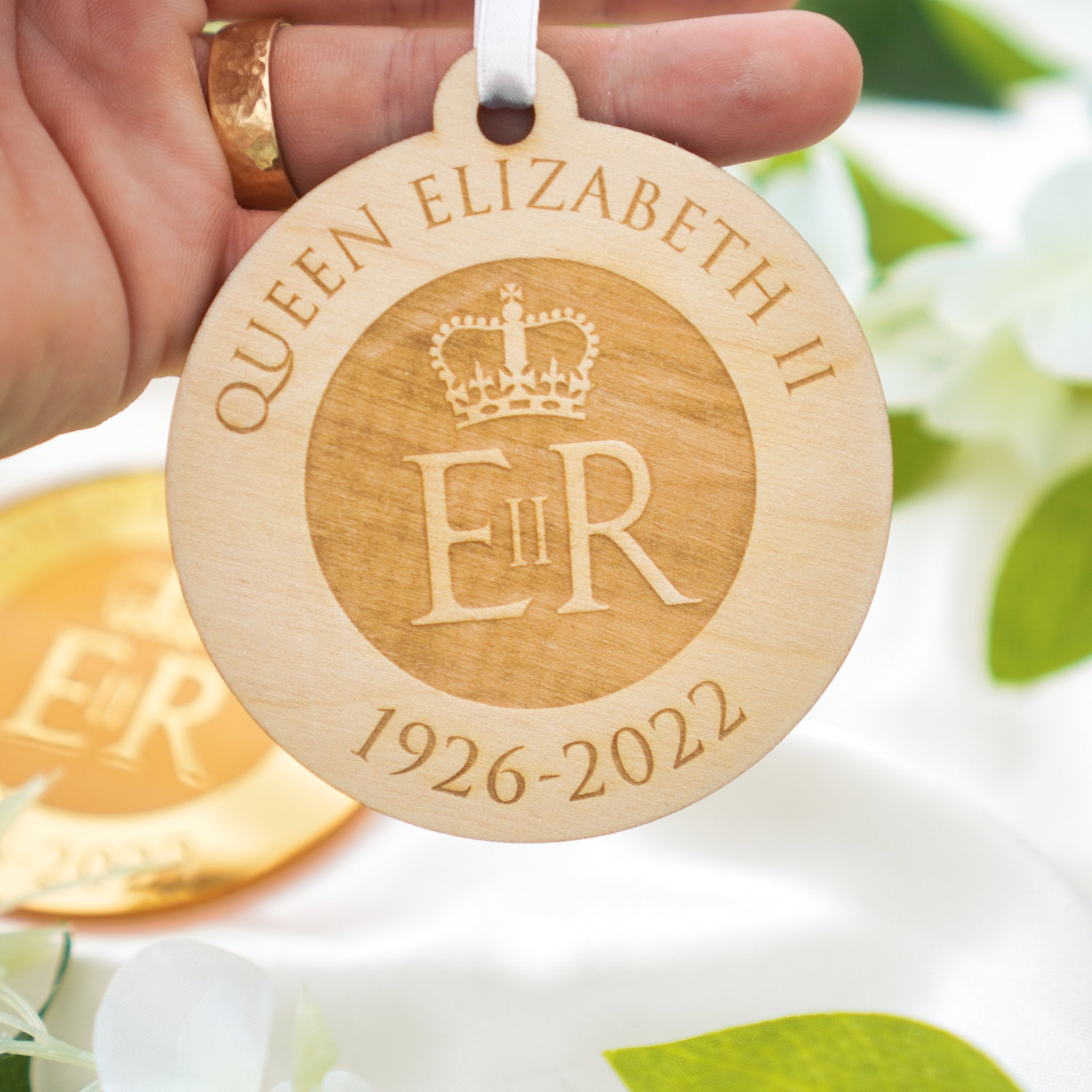 Queen Elizabeth II memorabilia ornament