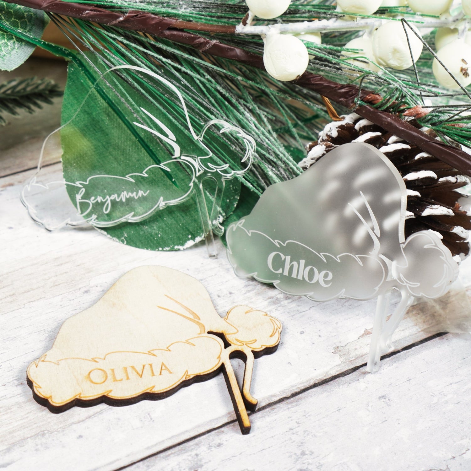 Christmas place settings