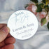 Save The Dates Acrylic Wedding Invitations