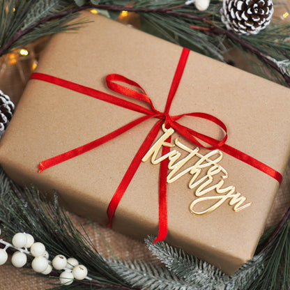 Personalised Christmas Stocking Tag