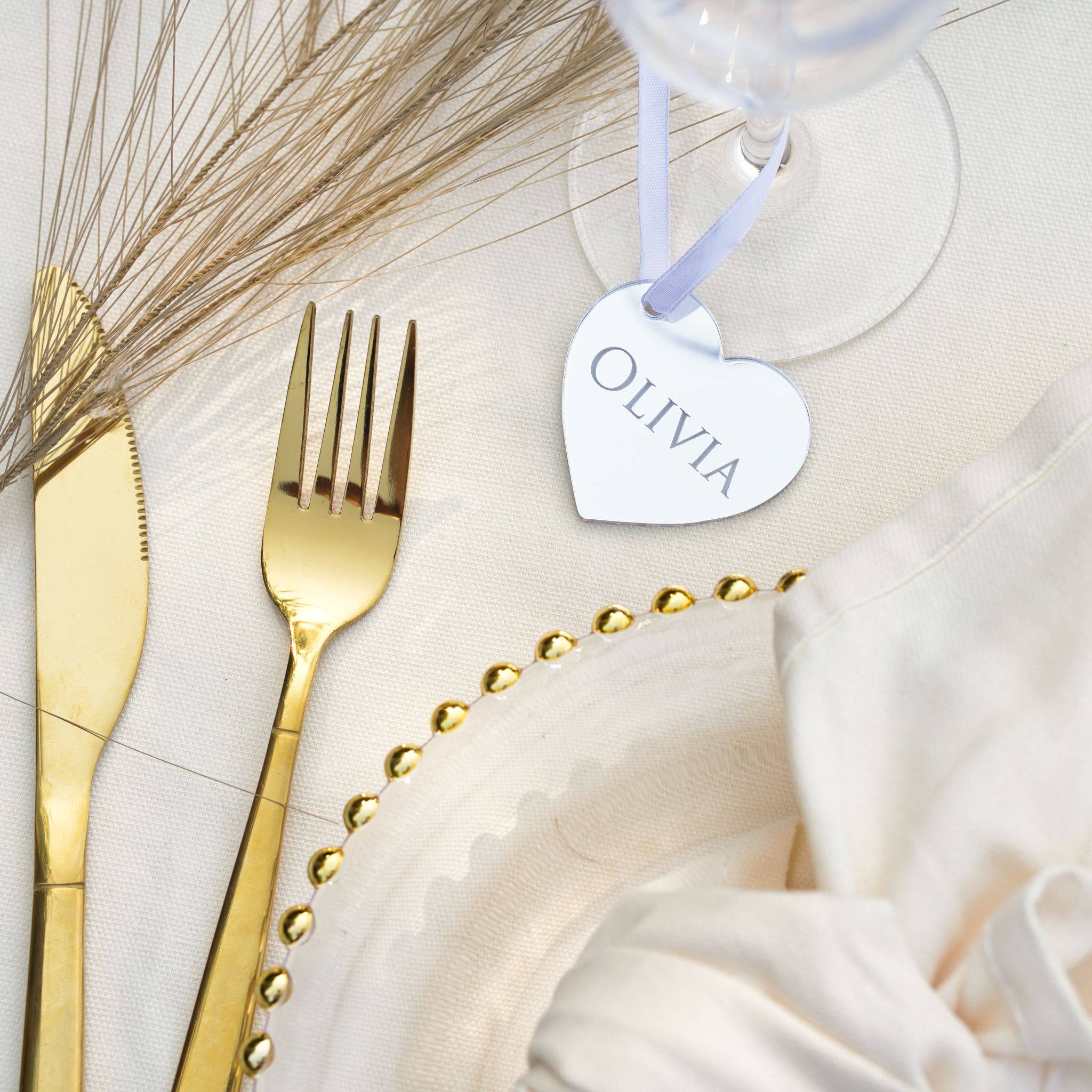 Personalised Wedding Name Places Hearts