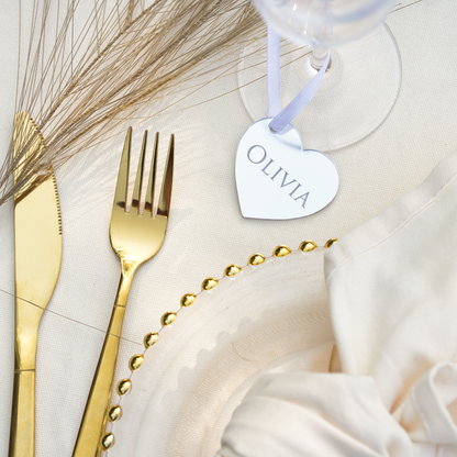 Personalised Wedding Name Places Hearts