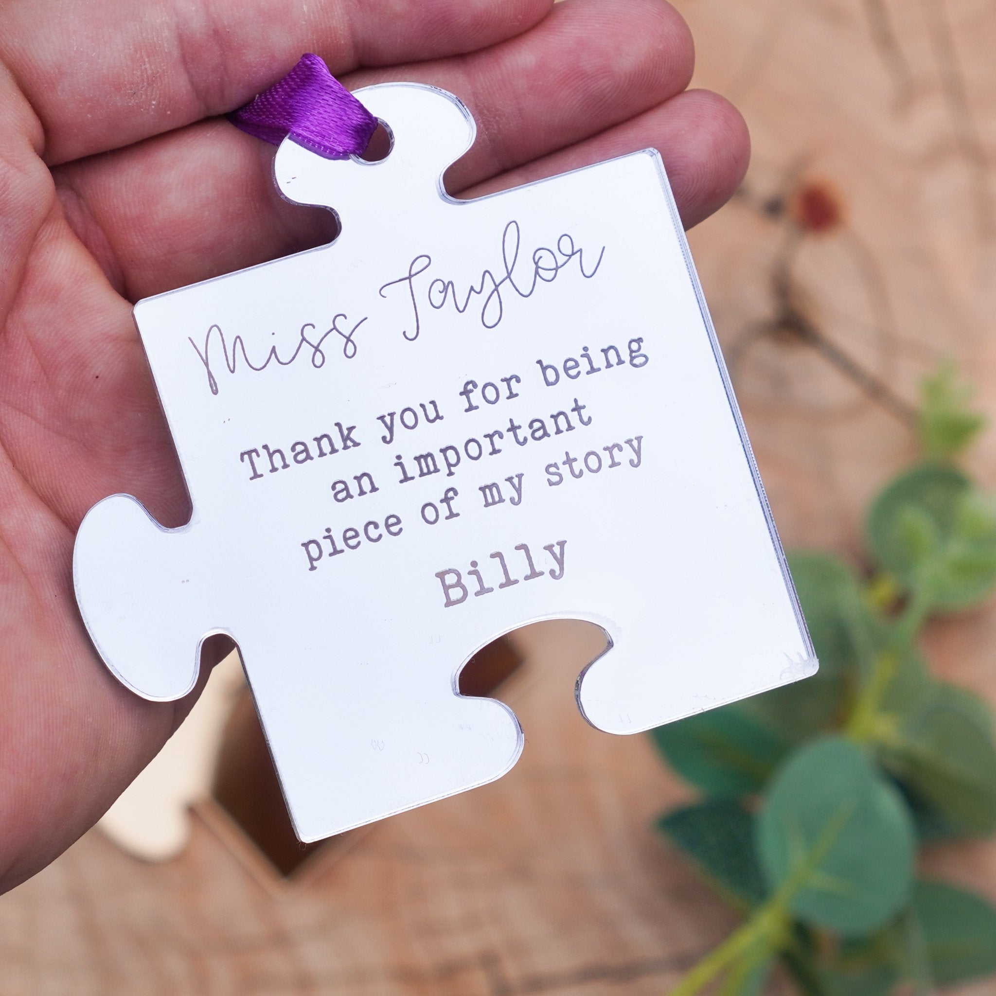 Thank You Keepsake Gift for Teacher