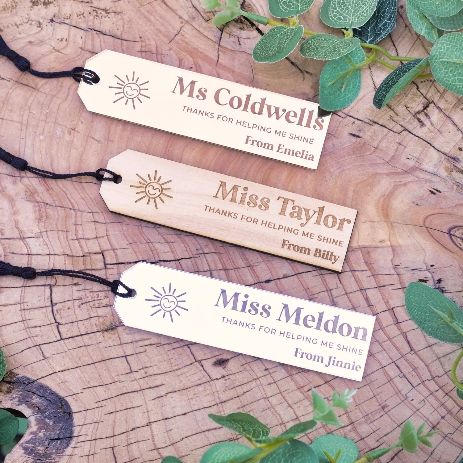Personalised Bookmark Gift for Teacher