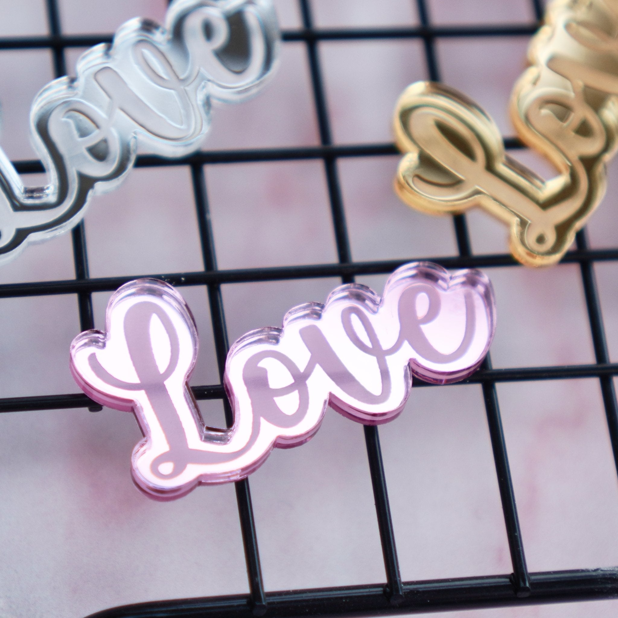 Valentines cup cake charm