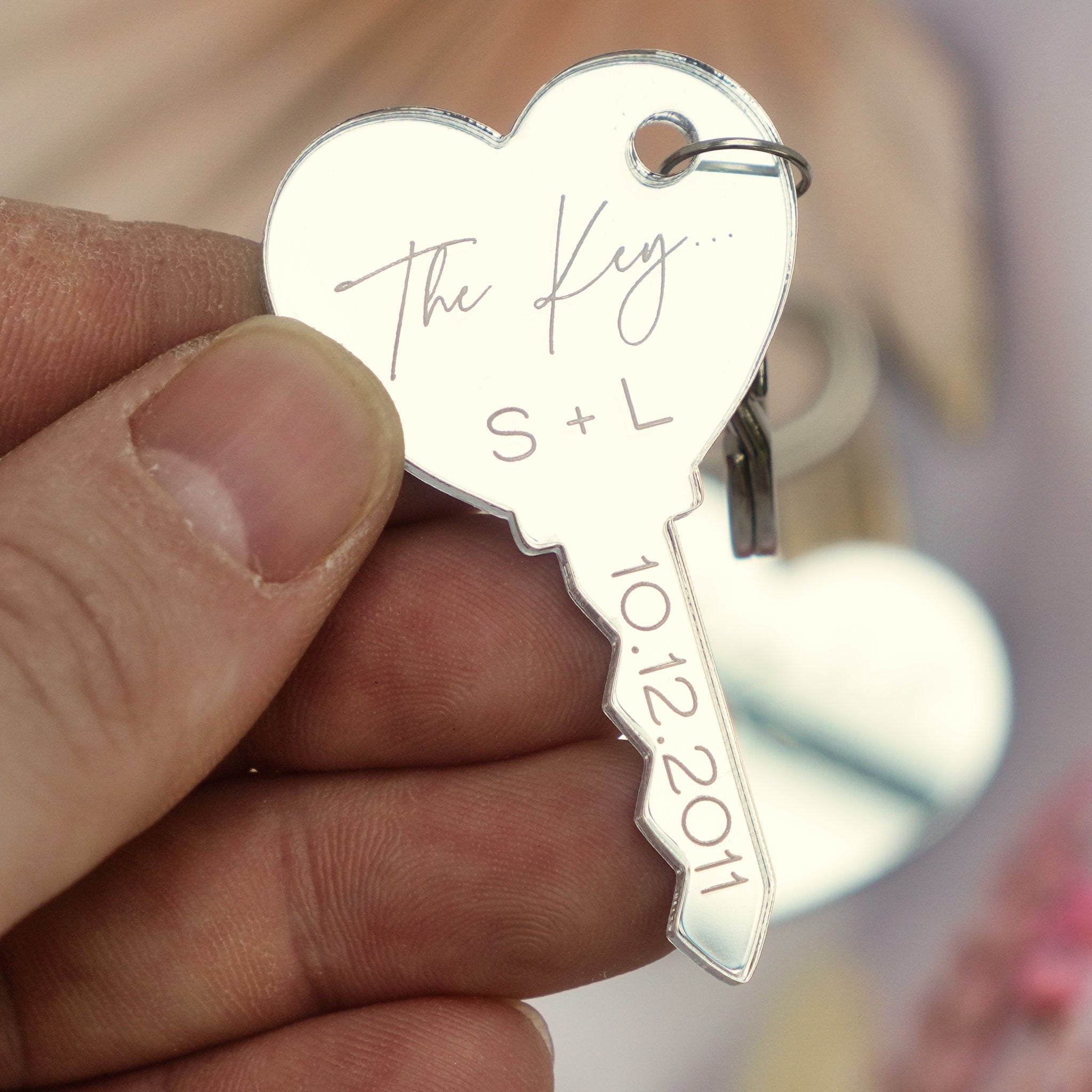 Personalised Keyring for couples