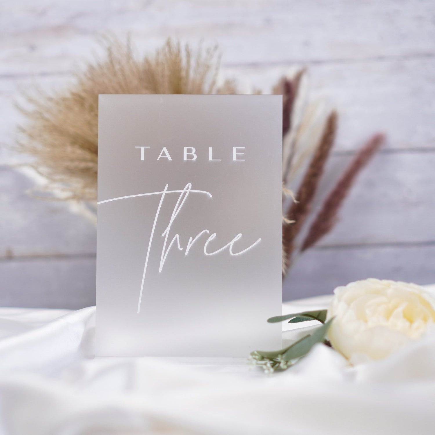 Wedding Table Numbers With Stand