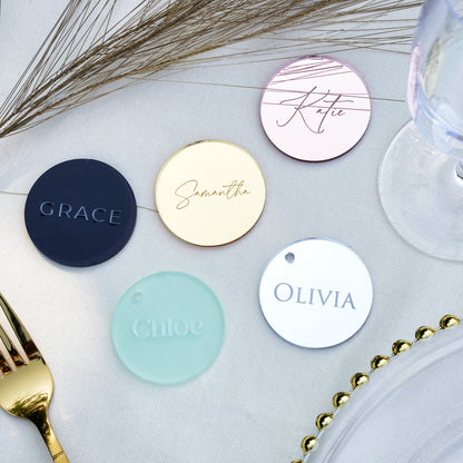 Personalised Wedding Name Places Circle
