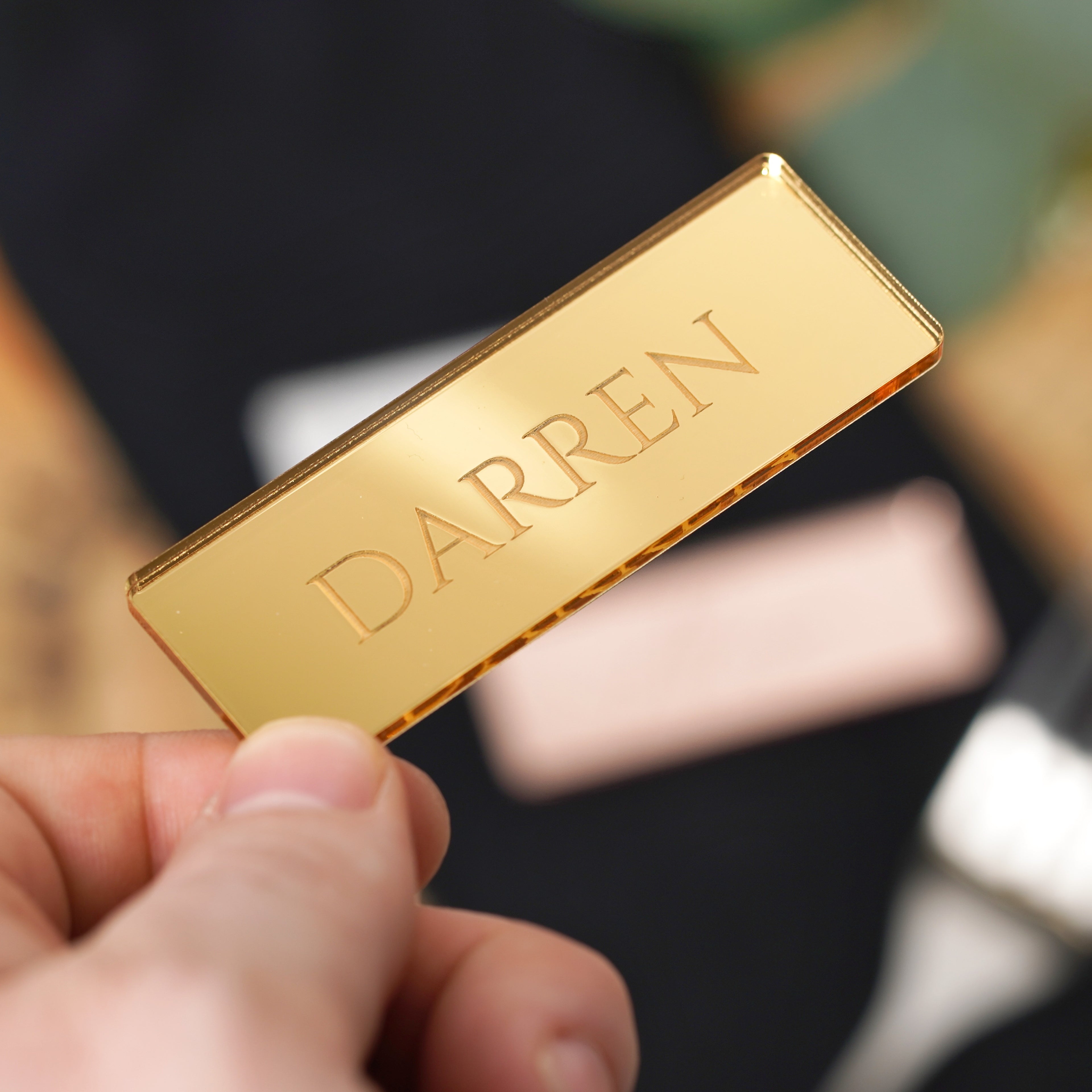 Wedding guest tags