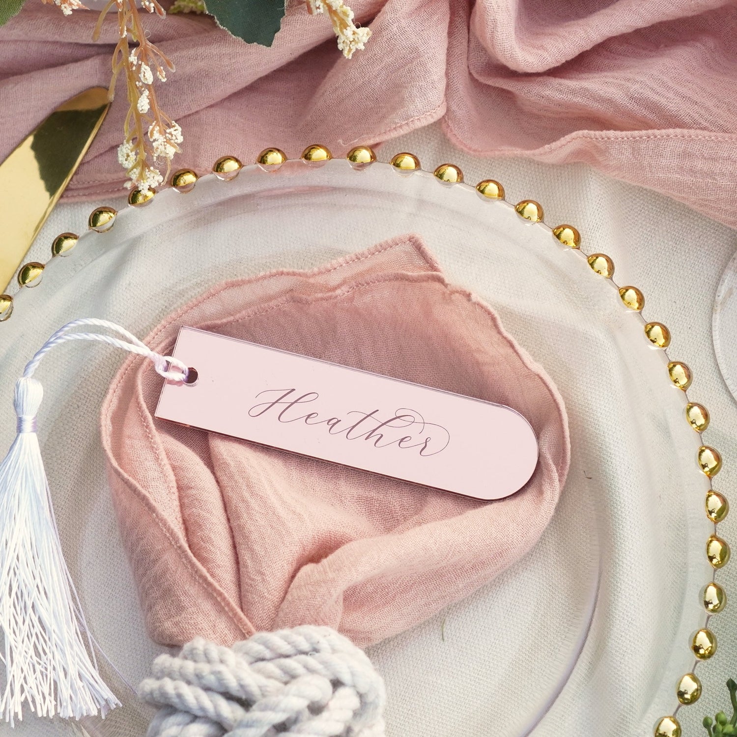 Bookmark Wedding Favour