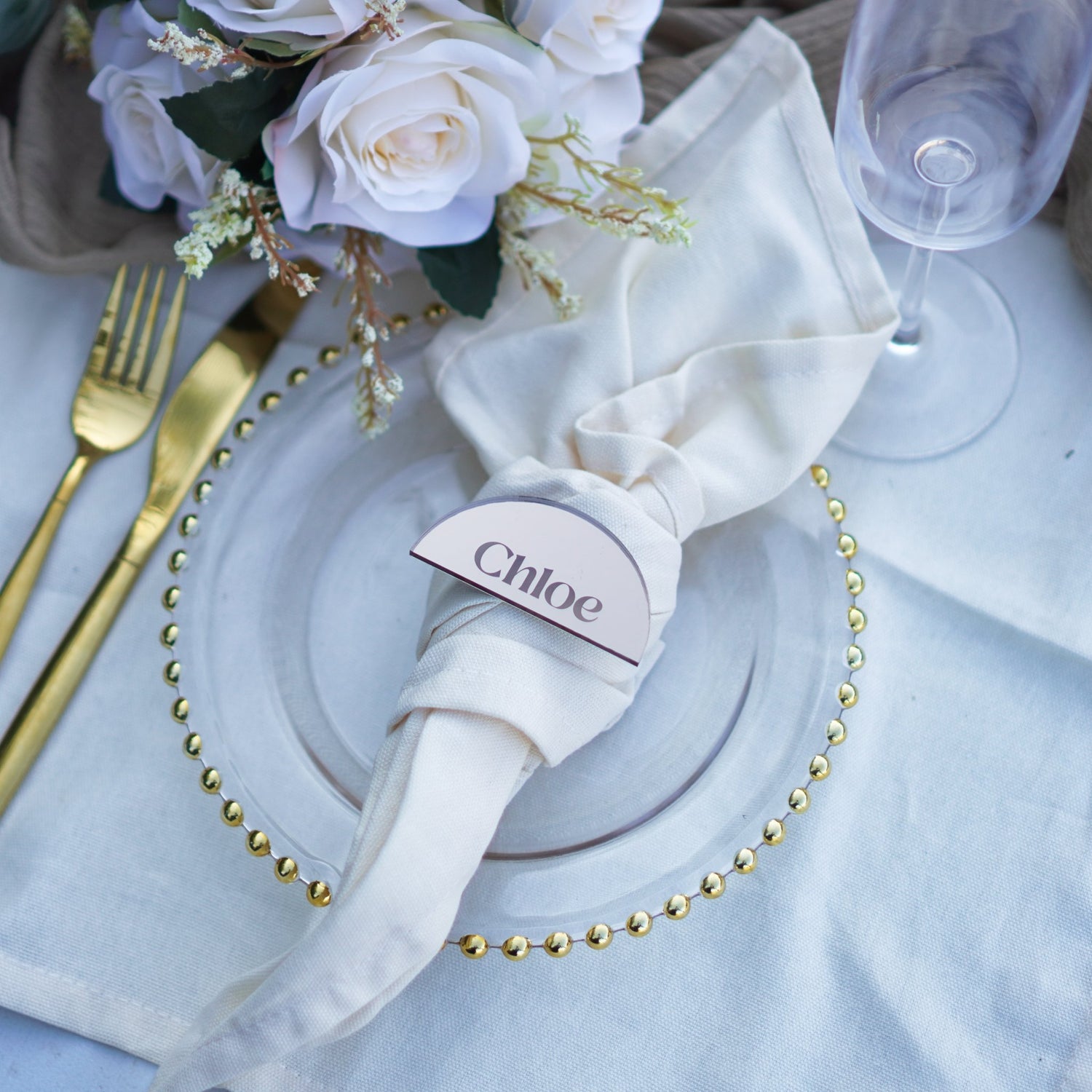 Personalised Wedding Name Places