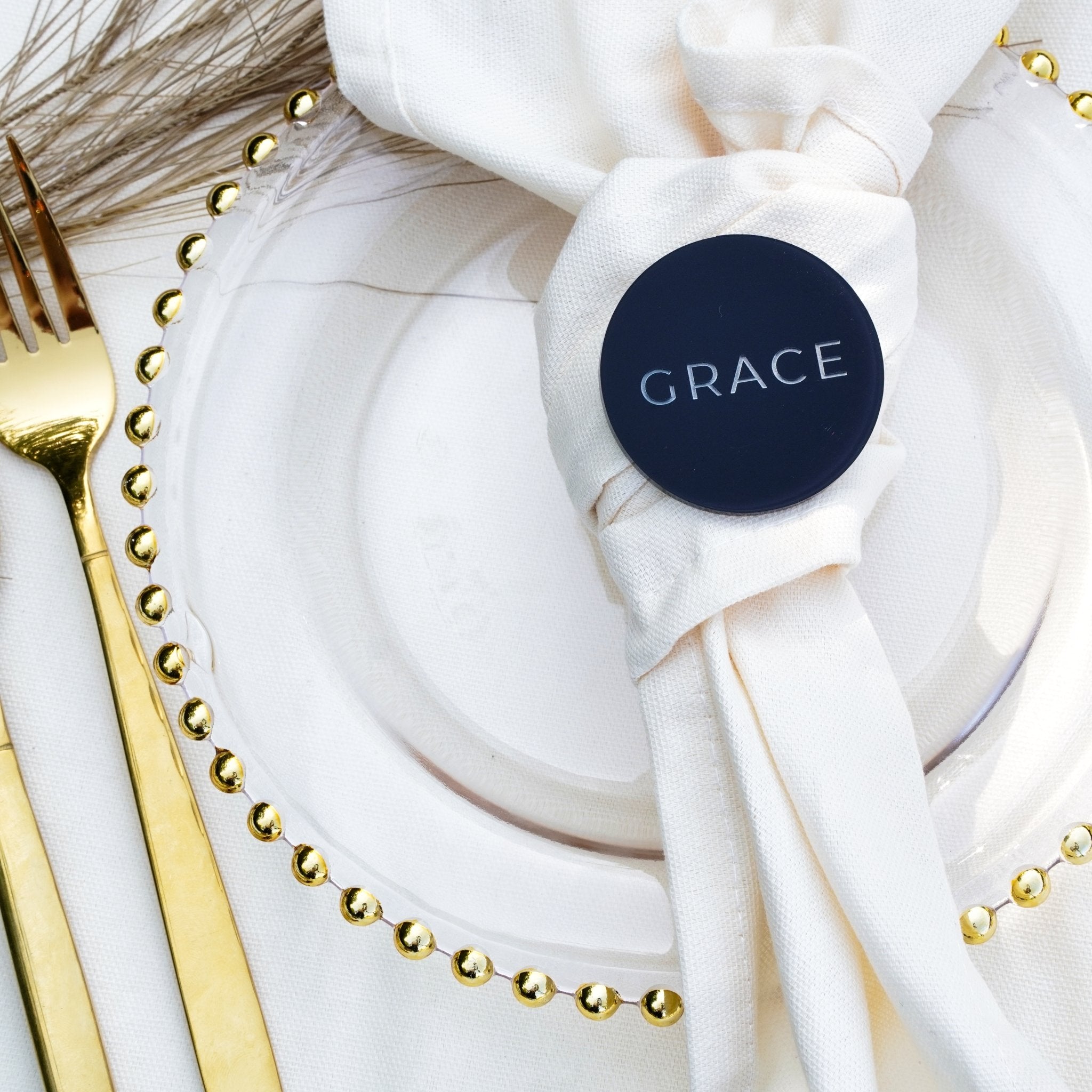 Personalised Wedding Name Places Circle