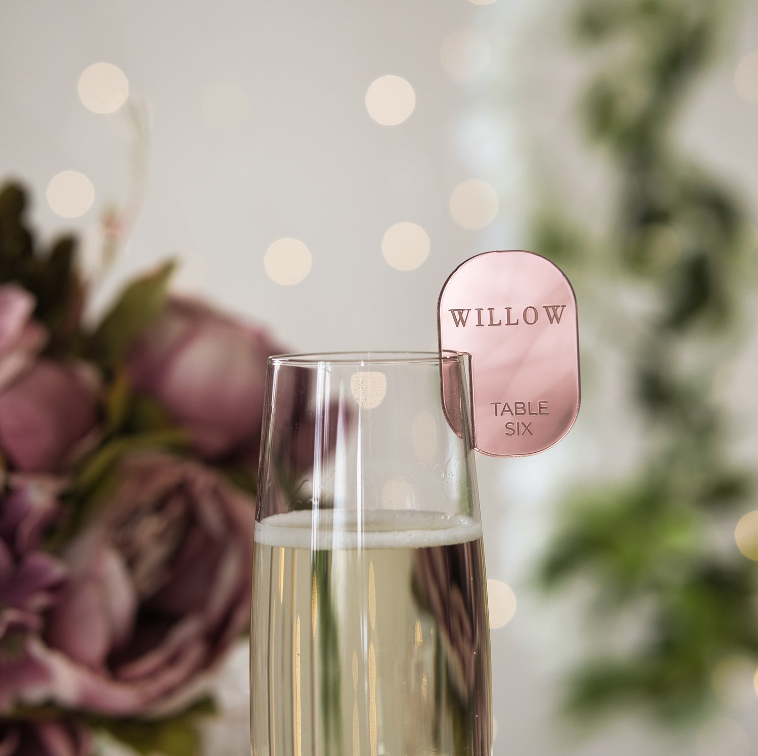 Wedding place name settings 
