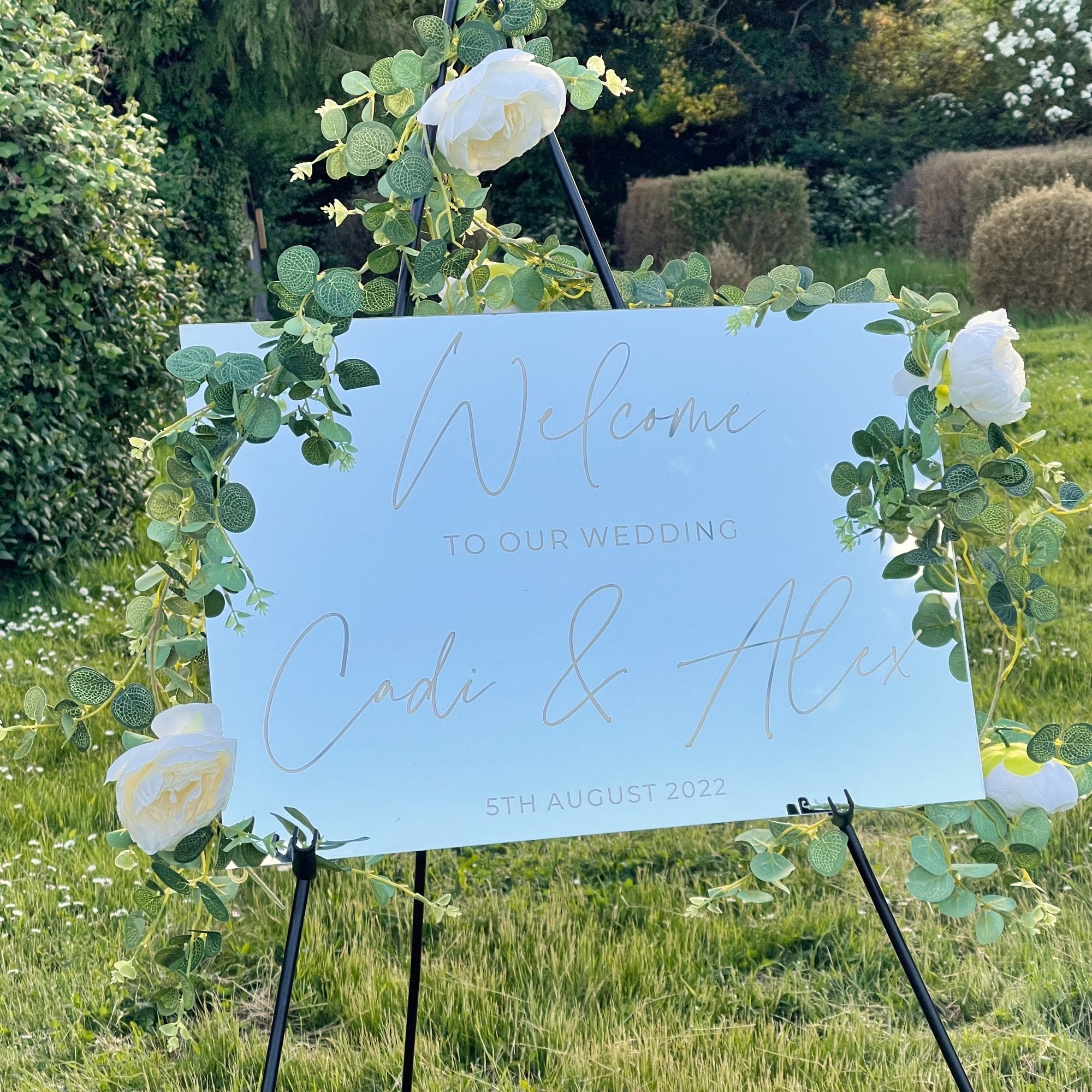 Wedding Welcome Sign A2 Size