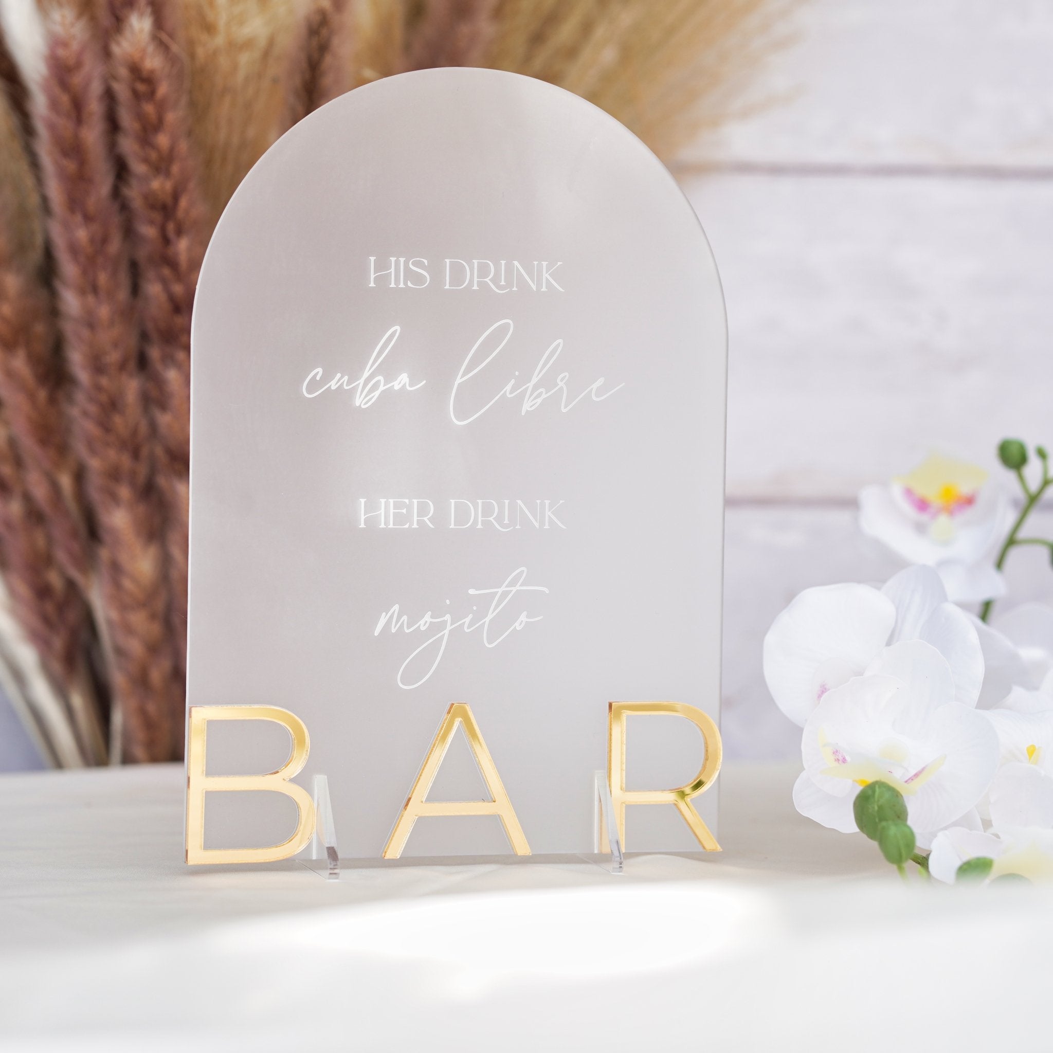 Wedding signage