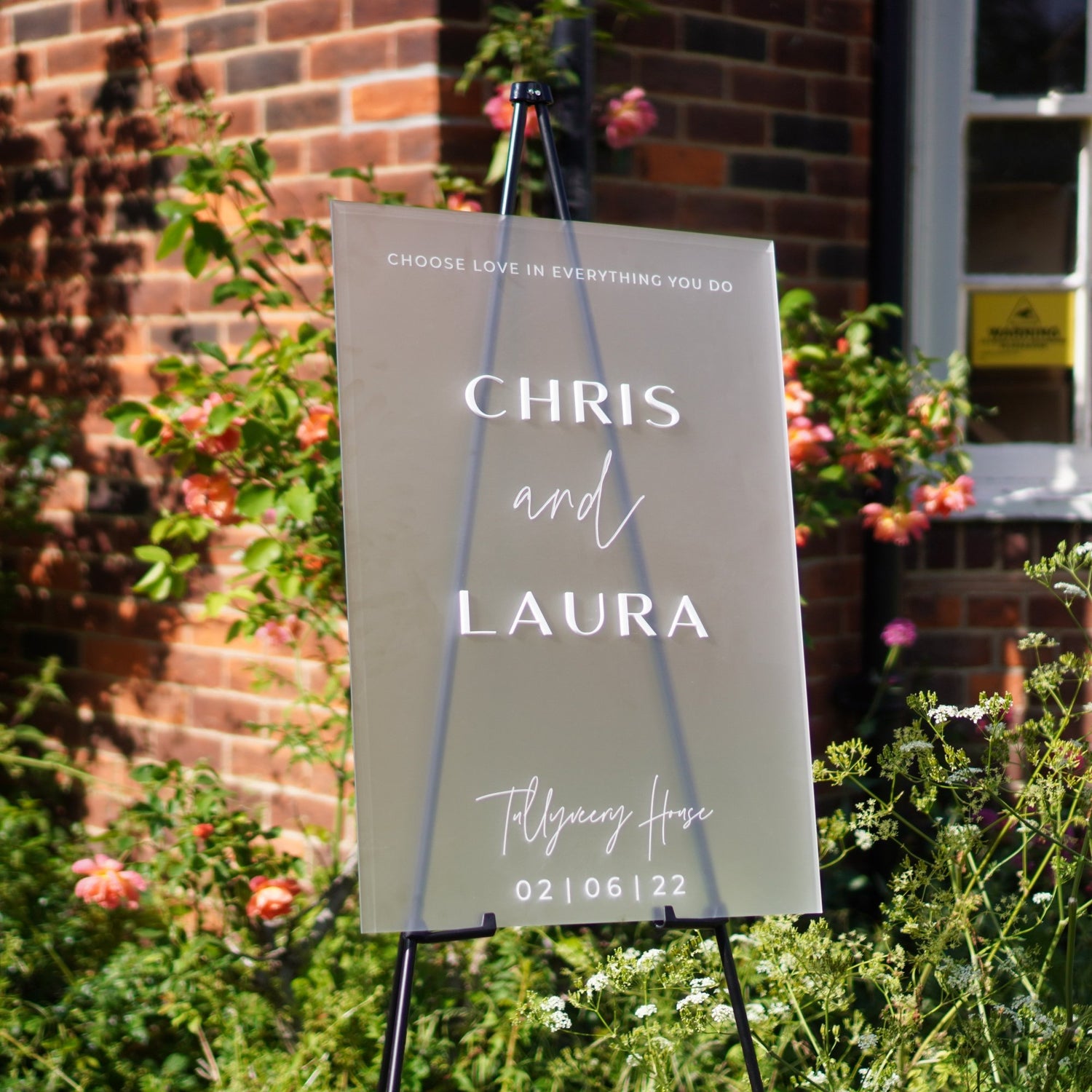Wedding sign