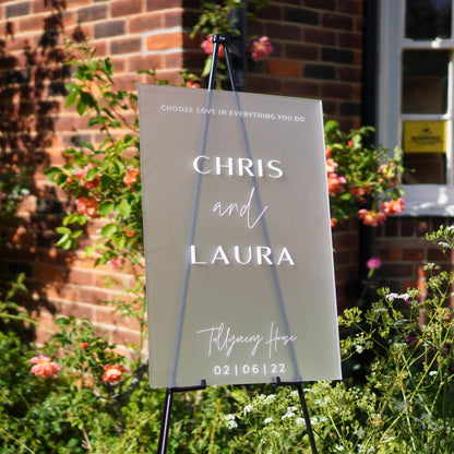 Wedding sign
