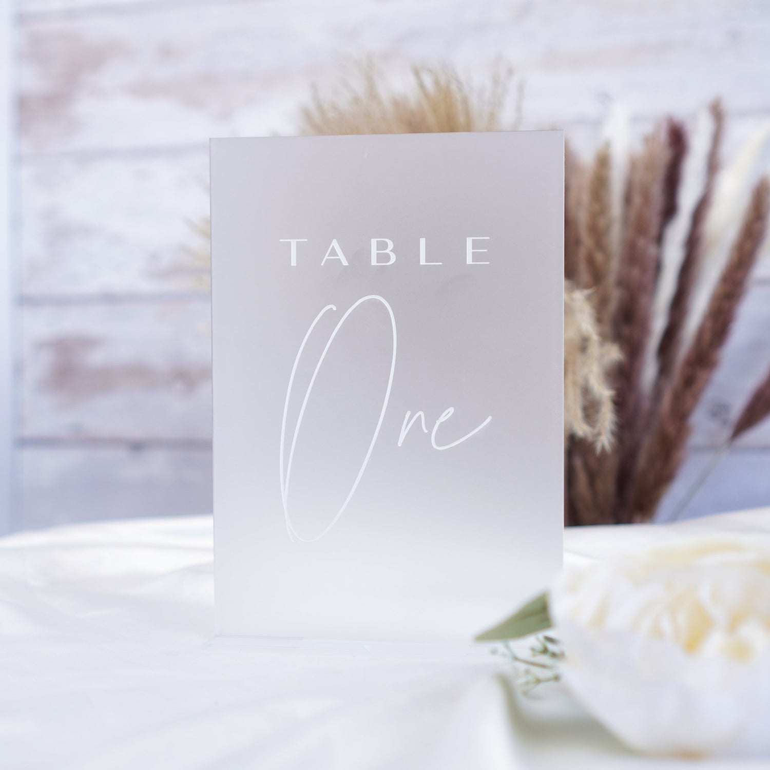 Wedding Table Numbers With Stand
