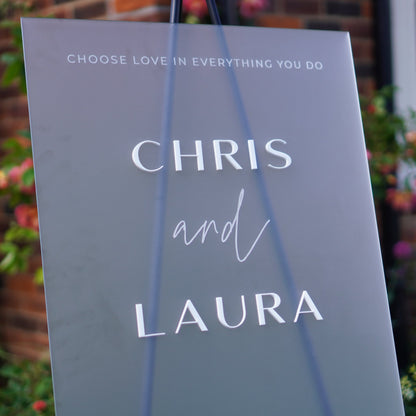 Wedding signage